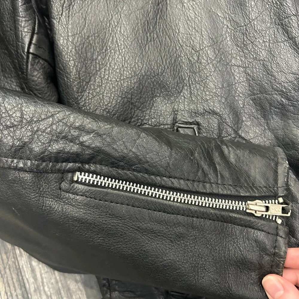 🔥🔥 Hot Leathers Genuine Leather Classic Cafe Racer Motorcycle Biker‎ Jacket
